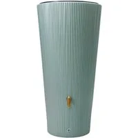 4rain Regenwassertank Vaso Decor 2in1, (Set, inkl. Auslaufhahn), UV-beständig, witterungsbeständig, 220 Liter