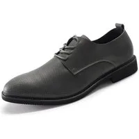 Allthemen Schnürschuh mit atmungsaktivem Mesh Businessschuhe Spitze Halbschuh