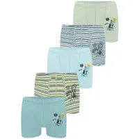 LOREZA Boxershorts 5er Set Jungen Boxershorts - Dino - Bunt (Spar-Packung, 5-St)
