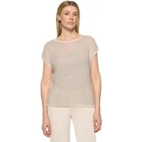 Cartoon Stricktop Damen mit Rundhalsausschnitt