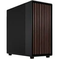 North XL Charcoal Black, Tower-Gehäuse schwarz/holz, Mesh-Version