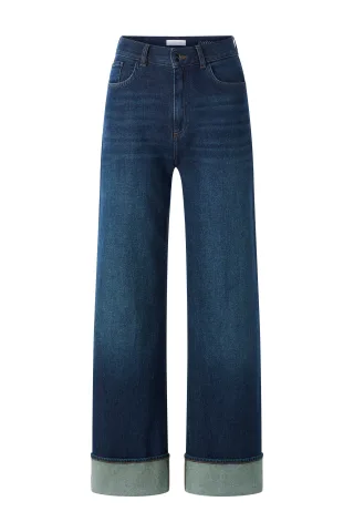 Rich & Royal - Marlene Roll-Up Denim denim blue - Gr. - 32
