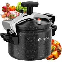 Scheffler Schnellkochtopf Dampfkochtopf Induktion, für alle Herdarten geeignet, Aluminium (3L/7L/11L/11L/15L, schnellkochtopf), Induktion