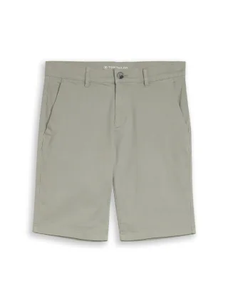 Tom Tailor - TTSLIM Chino Shorts greyish shadow olive - Gr. - 32