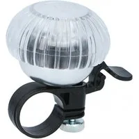 Dunlop Fahrradklingel FAHRRADKLINGEL mit Beleuchtung LED Farbwechsel Fahrradglocke 48, (1-tlg) Fahrrad Klingel Glocke Hupe