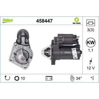 Valeo Anlasser 1,1 kW Ford Fiesta Focus Ka Street