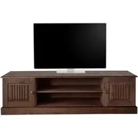 OTTO home Lowboard Liotta, Kommode mit Kabeldurchgang + 1 lose Einlegeboden, massives Kiefernholz