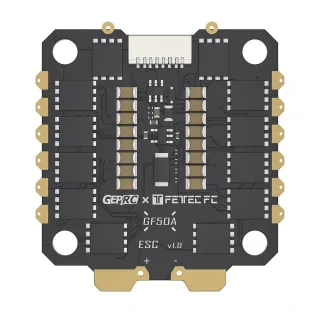 30.5x30.5mm GEPRC Fettec GF50A 50A 2-6S 4In1 Brushless ESC DShot2400 for FPV RC Racing Drone