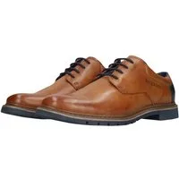 bugatti Schnürschuh Blockabsatz, Businessschuh, Abendschuh mit Logoprägung