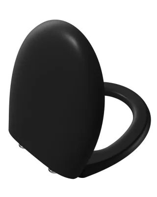 VitrA Memoria WC-Sitz mit Absenkautomatik Duroplast Schwarz Matt,106-483R009 106-483R009