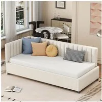 Odikalo Polsterbett Schlafsofa 90*200 Multifunktionsbett mit/ohne 2 Stauraumschubladen