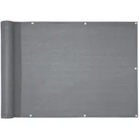 Floordirekt Balkonsichtschutz 90x500 cm, Balkon Sichtschutz mit wetterfestem HDPE-Stoff (Packung, 1-St) Balkonverkleidung für UV-, Wind- & Sichtschutz - creme/beige