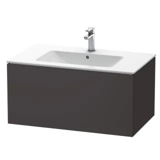 Duravit L-Cube Waschtischunterbau wandhängend Graphit Supermatt 820x481x400 mm - LC614108080 LC614108080