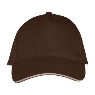 SOLS - "Long Beach" Baseball-Mütze (Schokolade)