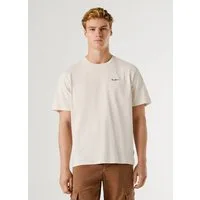 Pepe Jeans T-Shirt CONTRAST CONNOR mit Rundhals und gesticktem Logo