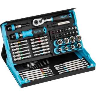 HAZET SmartCase Steckschlüssel Satz 56-teilig Sechskant 6,3 (1/4 Zoll) - 2200SC-32