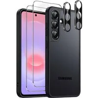 FITSU Handyhülle Hülle für Samsung Galaxy A37 (5G) Case mit Schutzglas und Kameraschutz 6,7 Zoll, Case für Galaxy A37 (5G) Hülle mit Schutzglas und Kameraprotektor