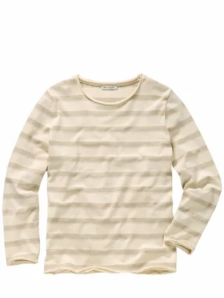 Mey & Edlich Herren Calma-Shirt Beige 83 % Baumwolle (bio), 17 % Leinen