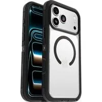 Defender Pro XT ProPack, Handyhülle transparent/schwarz, iPhone 17 Pro Max, MagSafe