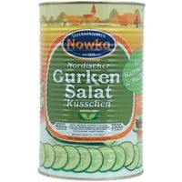 Nowka Gemüsekonserve, Nowka Nordischer Küsschen würzig süß Gurkensalat Sauerkonserven 2500g