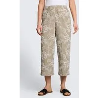 TOM TAILOR 7/8-Hose Hosen & Chino Culotte Hose mit Blumen-Stickerei