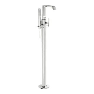VitrA Suit Einhebel-Wannenfüll- und Brausearmatur Bodenmontage Höhe 93 cm Chrom,A42769 A42769