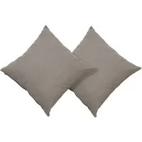 OTTO home Dekokissen Raja, einfarbig, Kissenhüllen ohne Füllung, 40 x 40 cm, 2er-Set, Mikrofaser