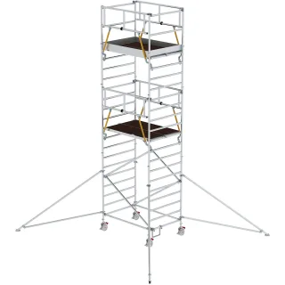 Munk Rollgerüst SG 1,35 x 1,80 m mit Ausleger & Doppel-Plattform - 167539