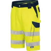 vizwell Arbeitsshorts Warnschutz Short kurze Herren Arbeitshose reflektierend - strapazierfähig - zertifiziert
