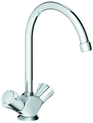 GROHE Zweigriff-SPT-Batt. Costa 31831 DN15 flexible Anschlussschläuche chrom 31831001