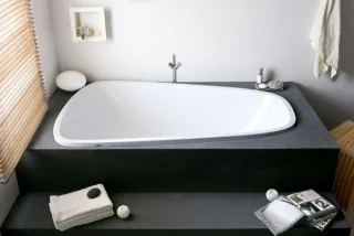 Hoesch Badewanne SingleBath Duo 1766x1141 für Einbauversion Überlauf rechts 3686.010