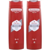 Old Spice Duschgel 2 x Old Spice Original 3in1 Duschgel für Haar Gesicht&Körper je 400ml