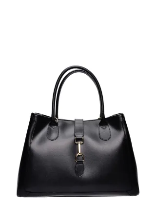 Isabella Rhea Schwarz Rindsledertasche