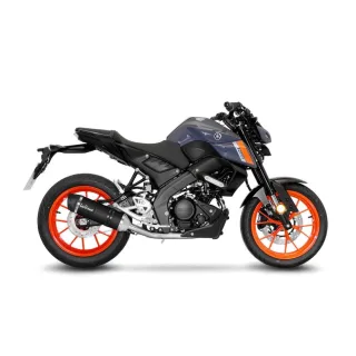 LeoVince Sport Auspuff Komplettanlage LV ONE EVO Black Yamaha MT-125/XSR 125 Bj.2021-2024 EURO5+Kat