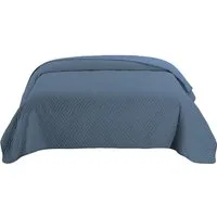 wometo Tagesdecke Wendedecke XXL aus samtweicher Microfaser in 170x210 cm, OEKO-TEX®, wattiert & gesteppt, Bettüberwurf, Sofaüberwurf