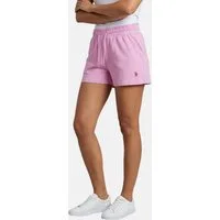 U.S. Polo Assn. Shorts USGwendolyne - Baumwoll Sweatshorts mit Stretch und Kordelzug Sportliche Baumwoll-Shorts mit elastischem Bund und Logo