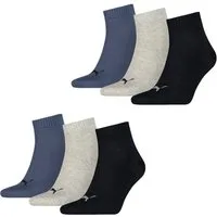 PUMA Kurzsocken Bequeme Quarter Socken aus Baumwollmischung (6-Paar) Strümpfe für Damen & Herren, Größe 39-42