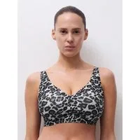 Chantelle Außenträger-BH Softstretch Power Plunge wirefree BH print