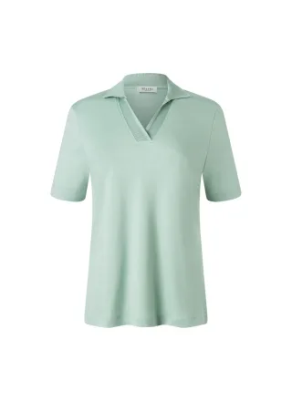 MAERZ Muenchen - Poloshirt o. Knopf 1/2 Arm light aqua