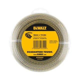 DEWALT Trimmer-Faden 15,2m / 2,0mm - DT20650-QZ