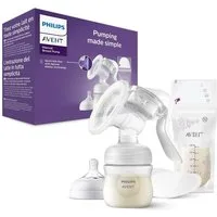 Philips AVENT Handmilchpumpe SCF430/20, Standardset mit Natural Motion-Technologie