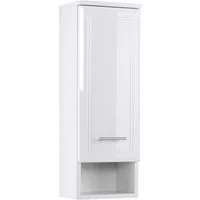 welltime Hängeschrank Neapel Breite 25 cm, mit Hochglanzfronten und eleganter Fräsung