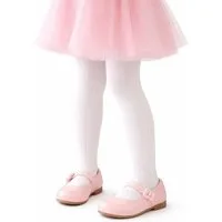 La Bortini Feinstrumpfhose Feinstrumpfhose Baby und Kinder Strumpfhose in Weiß weiß, elastisch, 70Den, festlich