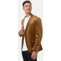Jeff Anzugsakko Herren George Sakko Herrensakko Jacket aus Samt, mit einem Reverskragen