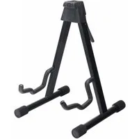 McGrey Gitarrenständer Universal Gitarrenstativ für Akustik- und E-Gitarren, E-Bässe, (GS-UNI, 1-tlg), Sicherer Stand durch Gummifüße