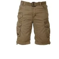 Geographical Norway Shorts Herren Cargo Shorts kurze Hose Short Bermuda Knielang Gürtel Sommer
