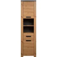 welltime Hochschrank Ambres (1-St) Hochschrank mit Soft-Close Funktion - (B/T/H) 53/35/196 cm