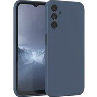 EAZY CASE Handyhülle für Samsung Galaxy A14 5G Hülle Silikon 6,6 Zoll, Handy Softcase mattierte Silikonhülle Back Cover Soft Blau / Petrol