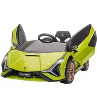 HOMCOM Elektro-Kinderauto Kinderfahrzeug, Elektroauto mit 2,4G-Fernbedienung, MP3 USB, Belastbarkeit 25 kg, (1-tlg), für 3-5 Jahre Kinder, Grün