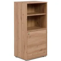Finori Regal Fyn 20C, Artisan Oak, Modern, inkl. Wandbefestigung, 46 x 96,5 x 33,5 cm